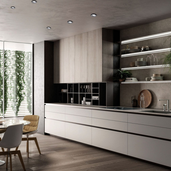 Встраиваемый точечный светильник Elektrostandard 118 MR16 серебро/черный