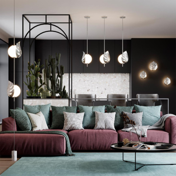 Подвесной светильник Odeon Light JUNGLE 4865/1A