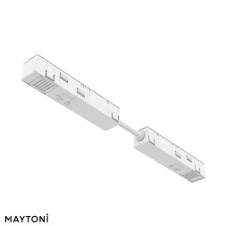 Коннектор для шинопровода Maytoni Technical Magnetic track system Exility накладной белый TRA034CPC-42W-5