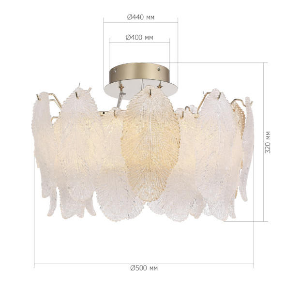 Потолочная люстра ST-Luce SL6135.202.01 LIGHTSOME