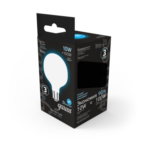Светодиодная лампа Gauss 189202210 10W 220V 1100lm E27 белый (дневной)