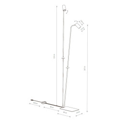 Торшер Nowodvorski MONO 7712