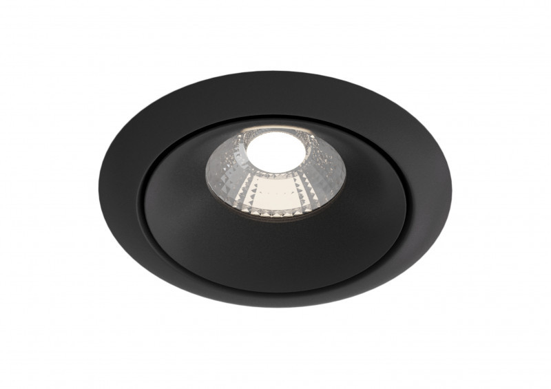Встраиваемый точечный светильник Maytoni Technical Yin DL031-L12W3K-D-B