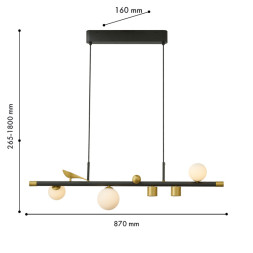 Подвесная люстра Favourite Sparrow 4324-5P