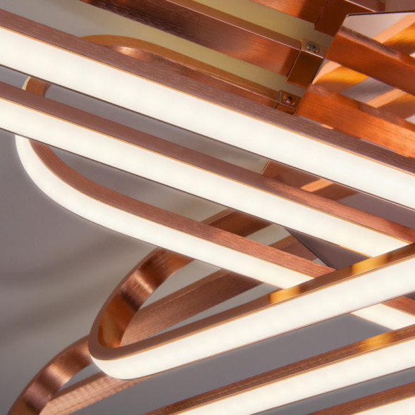 Потолочный светильник Eurosvet Staple 90133/6 розовое золото