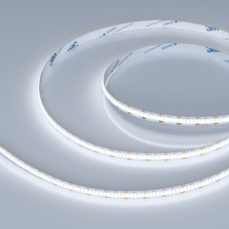 Лента Arlight COB-X360-8mm 041701 25W 5V 300lm белый (холодный) IP20