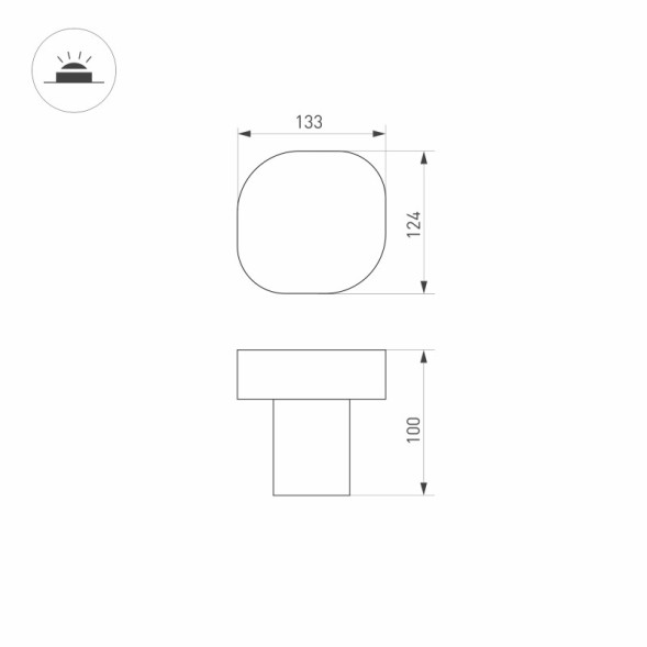 Садово-парковый светильник Arlight Swamp 030002