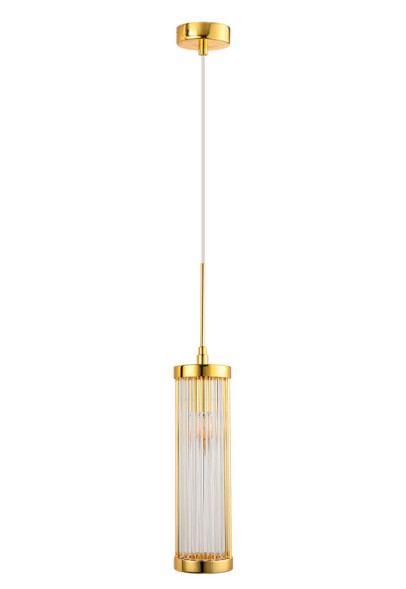 Подвесной светильник Crystal Lux TADEO TADEO SP1 D100 GOLD/TRANSPARENTE