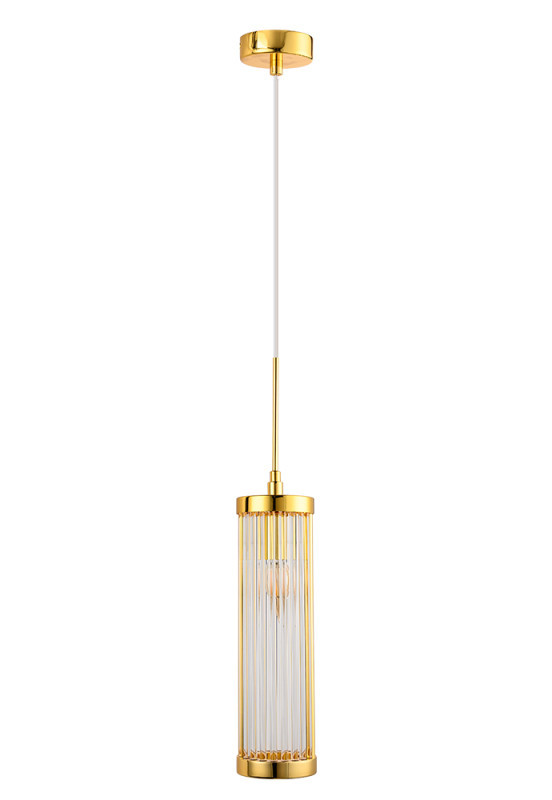 Подвесной светильник Crystal Lux TADEO TADEO SP1 D100 GOLD/TRANSPARENTE