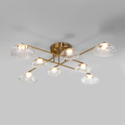 Потолочная люстра Eurosvet 50389 LED латунь Ripple