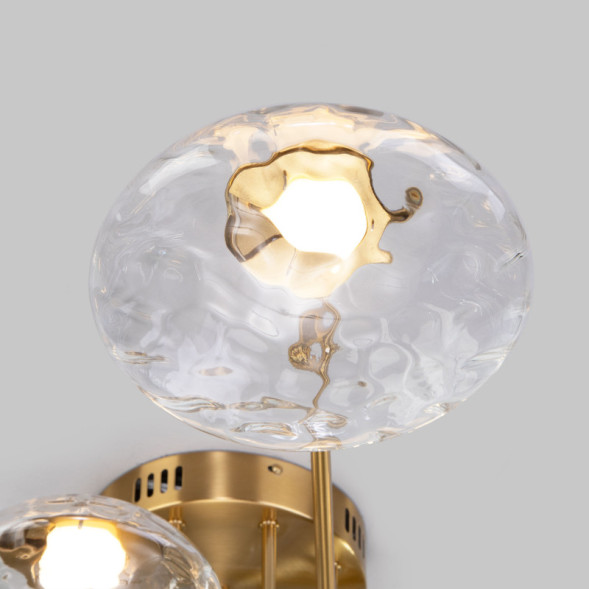 Потолочная люстра Eurosvet 50389 LED латунь Ripple