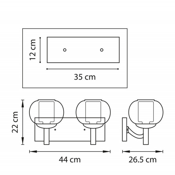 Бра Lightstar FIAMMA 730623