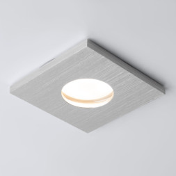 Точечный влагозащищенный светильник Elektrostandard 126 MR16 серебро