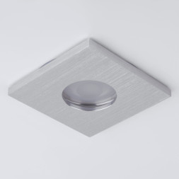 Точечный влагозащищенный светильник Elektrostandard 126 MR16 серебро