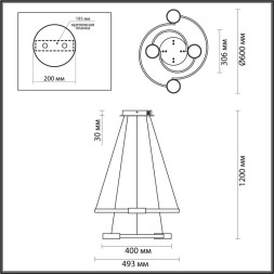 Подвесная люстра LUMION SHERIDAN 5247/79L