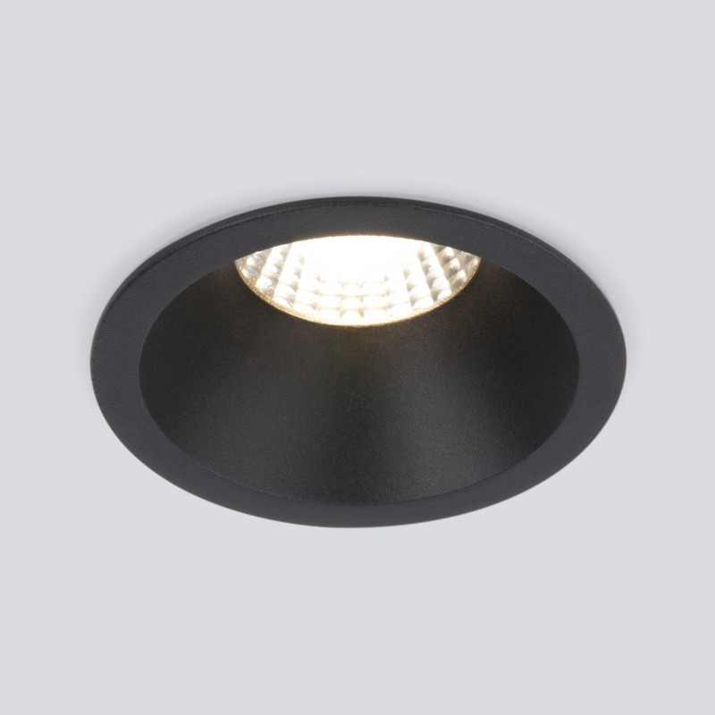 Встраиваемый точечный светильник Elektrostandard 15266/LED 7W 4200K BK черный