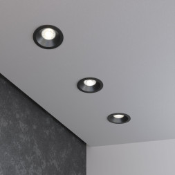 Встраиваемый точечный светильник Elektrostandard 15266/LED 7W 4200K BK черный