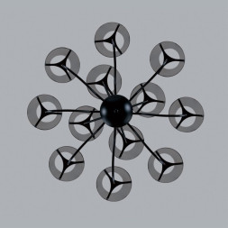 Люстра на штанге LUMION Smoky 6570/12C