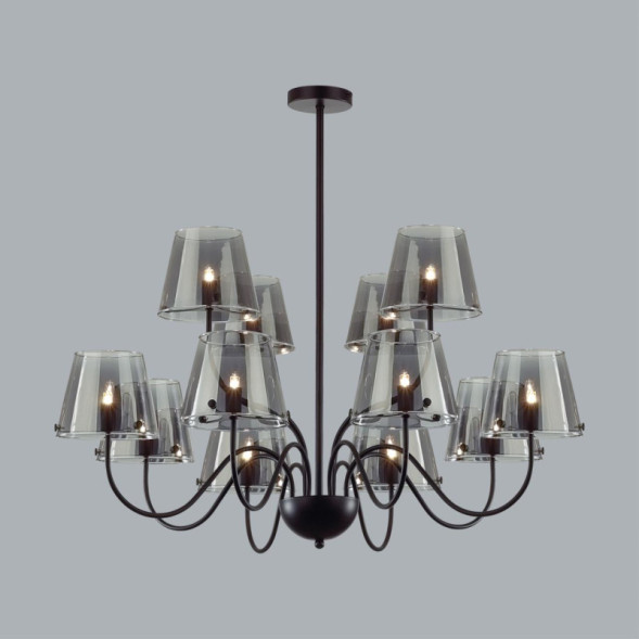 Люстра на штанге LUMION Smoky 6570/12C