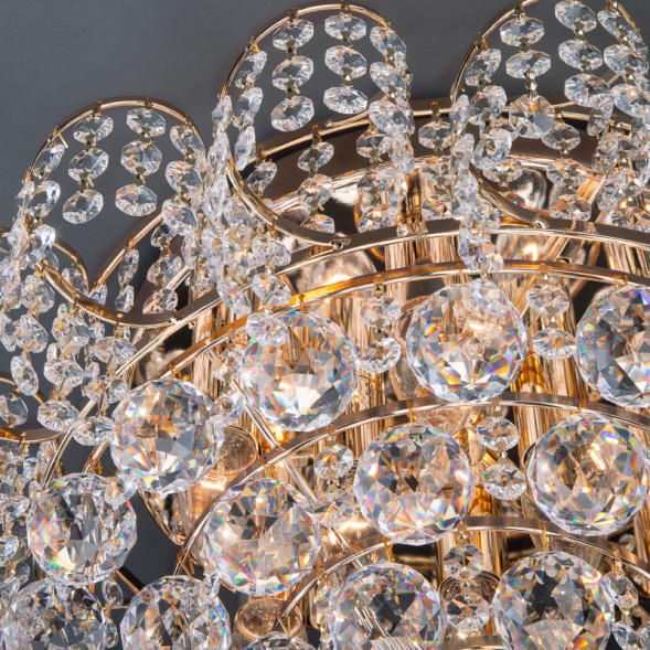 Потолочная люстра Eurosvet Charm 16017/9 золото Strotskis