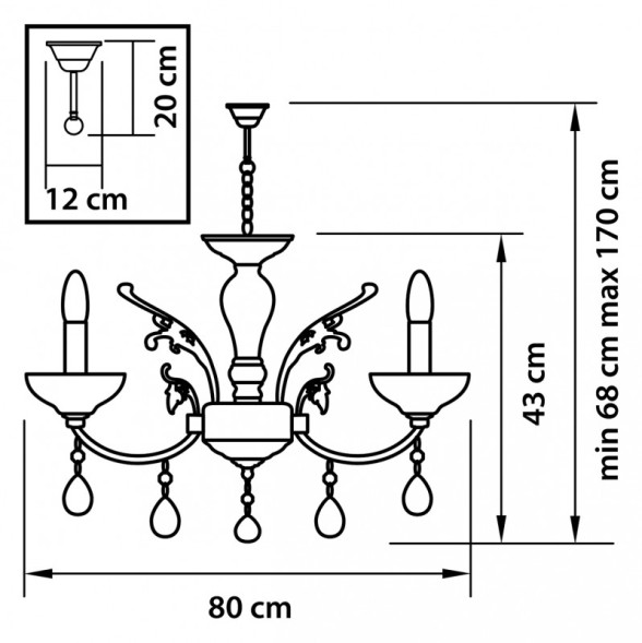 Подвесная люстра Lightstar Boemia 717082