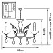 Подвесная люстра Lightstar Boemia 717082