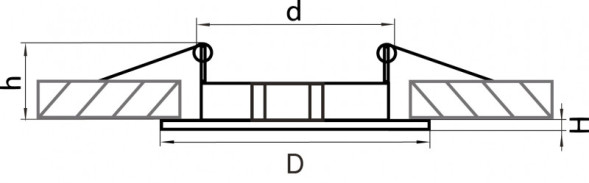 Встраиваемый точечный светильник Lightstar Lega lo fix 011045