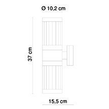 Уличный настенный светильник Globo 32014-2 Xeloo