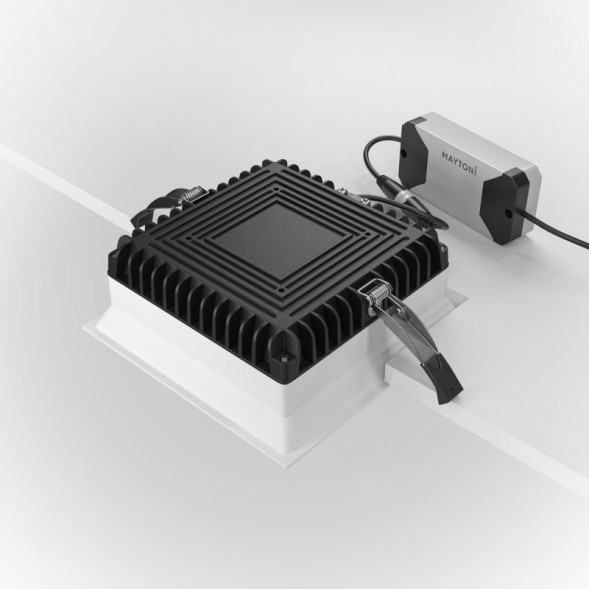 Точечный влагозащищенный светильник Maytoni Technical Okno DL056-18W3K-W