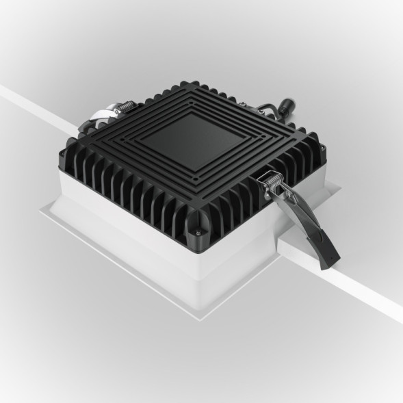 Точечный влагозащищенный светильник Maytoni Technical Okno DL056-18W3K-W