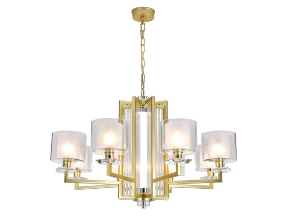 Подвесная люстра Newport 4408+1/C mat.gold
