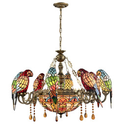 Подвесная люстра VELANTE 894-803-11 TIFFANY