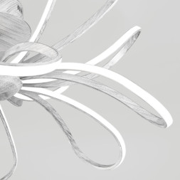 Потолочная люстра Eurosvet Nerina 90134/12 белый с серебром