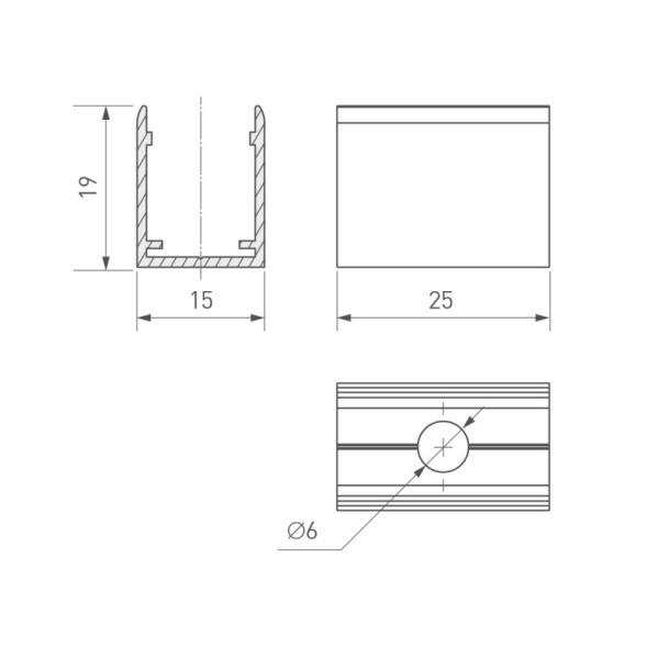Крепеж для гибкого неона Arlight MOONLIGHT 025544
