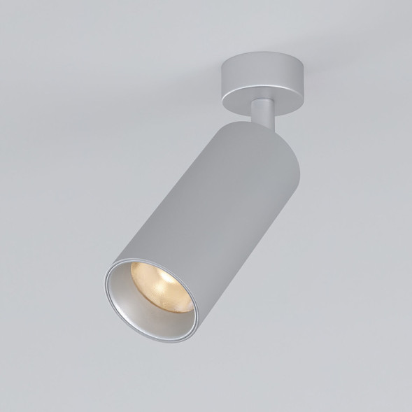Накладной точечный светильник Elektrostandard Diffe серебряный 10W 4200K (85252/01)