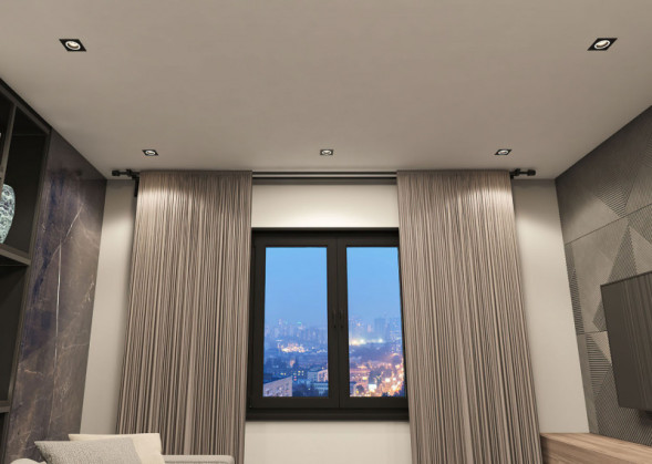 Встраиваемый точечный светильник Denkirs Halo DK2061-BK