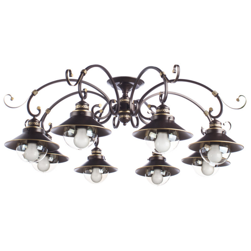 Потолочная люстра ARTE Lamp GRAZIOSO A4577PL-8CK