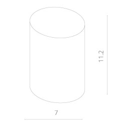 Накладной точечный светильник ARTE Lamp Tubo A9260PL-1WH