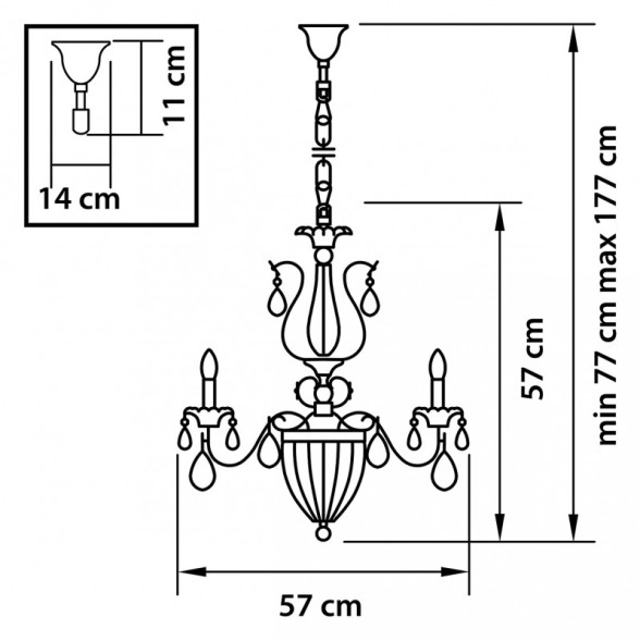 Подвесная люстра Lightstar SCHON 790062