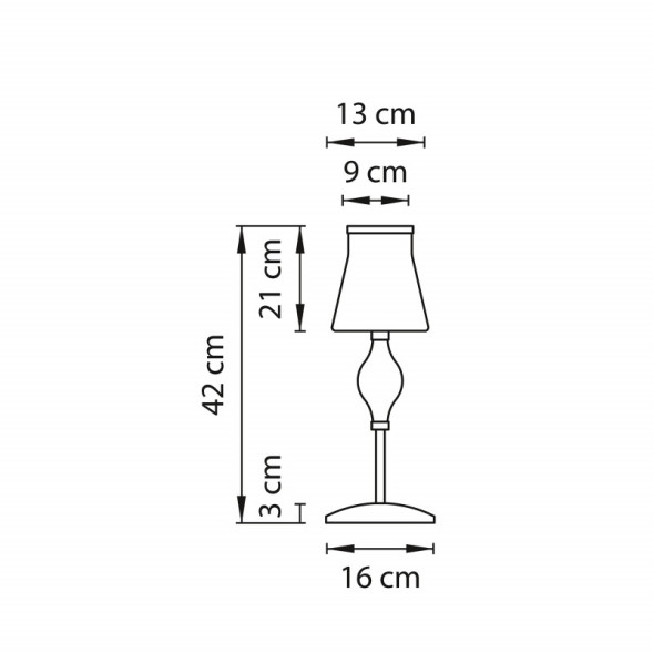 Настольная лампа Lightstar Escica 806910