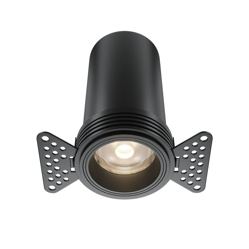 Точечный встраиваемый светильник Maytoni Technical FOCUS LED DL125-L12-4K-TRS-B