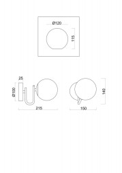 Бра Freya GALAXY FR5013WL-01CH