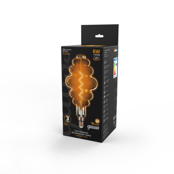Светодиодная лампа Gauss 158802006 6W 220V 420lm E27 белый (теплый)