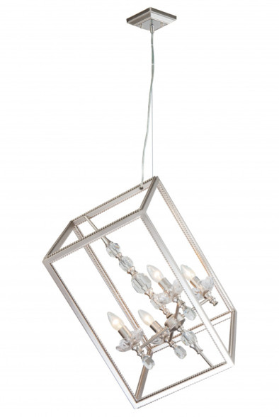 Подвесная люстра Lucia Tucci INESSA INESSA 3850.4 silver