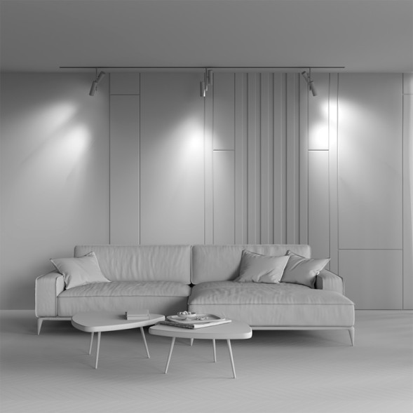 Магнитный трековый светильник Maytoni Technical Elti Duo TR005-4-2X12W-DS-BW