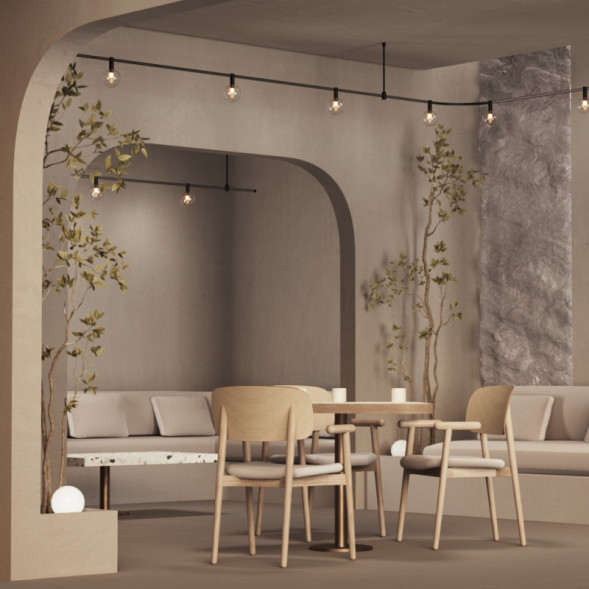 Магнитный трековый светильник Maytoni Technical Bubble TR205-1-3W3K-B