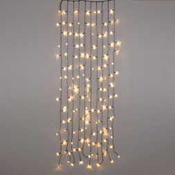 Светодиодный занавес Eurosvet 200-003 теплый белый 0,45*1,5м IP20