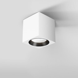 Накладной точечный светильник Elektrostandard 25051/LED 9W 4000К белый/черный
