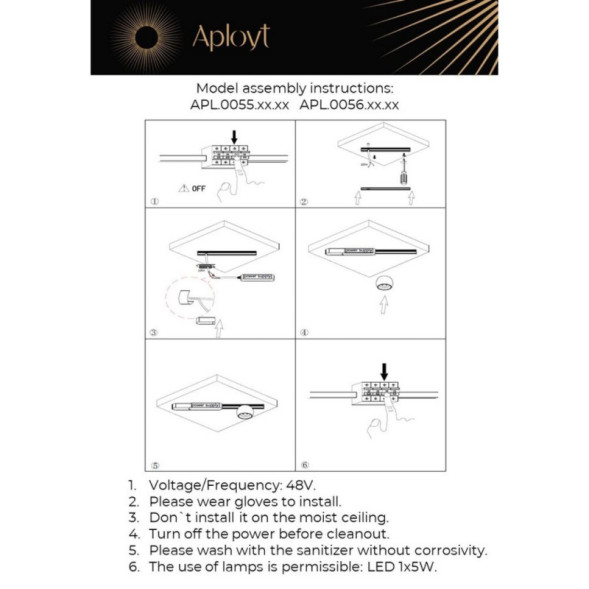 Мебельный светильник APLOYT APL.0055.19.05 MARCO