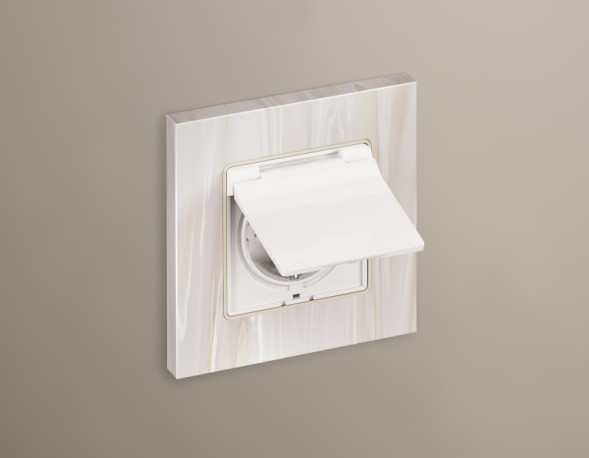 Розетка Ambrella Volt MA108010 ALFA QUANT